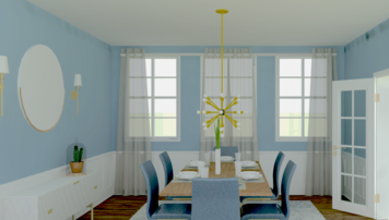 Online design Glamorous Dining Room by Alberthe B. thumbnail
