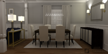 Online design Traditional Combined Living/Dining by Amber K. thumbnail