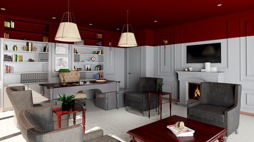 Online design Transitional Business/Office by Fatma K. thumbnail