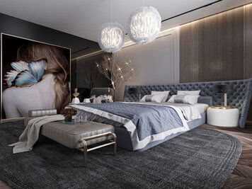 Online design Contemporary Bedroom by Esra S. thumbnail