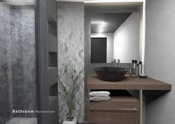 Online design Modern Bathroom by Nazila A. thumbnail