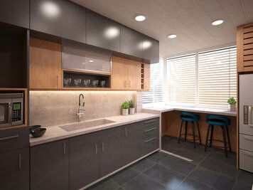 Online design Modern Kitchen by Melissa K. thumbnail