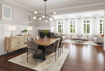 Online design Country/Cottage Combined Living/Dining by Picharat A. thumbnail