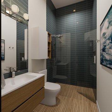 Online design Contemporary Bathroom by Wanda P. thumbnail