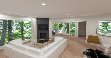 Online design Modern Living Room by Britney M. thumbnail