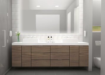 Online design Contemporary Bathroom by Ani K. thumbnail