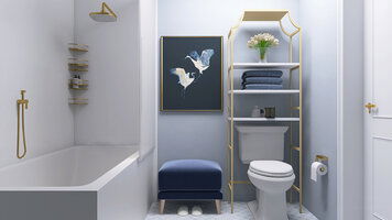 Online design Glamorous Bathroom by Erika F. thumbnail