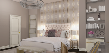 Online design Glamorous Bedroom by Taron H. thumbnail