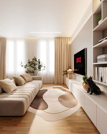 Online design Contemporary Living Room by Karla A. thumbnail
