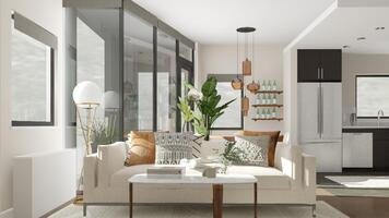 Online design Transitional Living Room by Basmah E. thumbnail