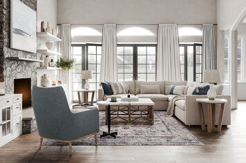Online design Country/Cottage Living Room by Picharat A. thumbnail