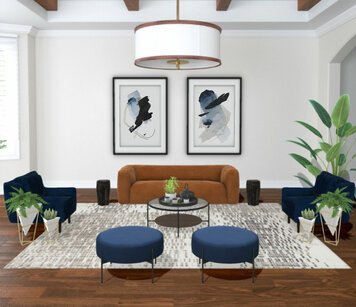 Online design Eclectic Living Room by Liz C. thumbnail