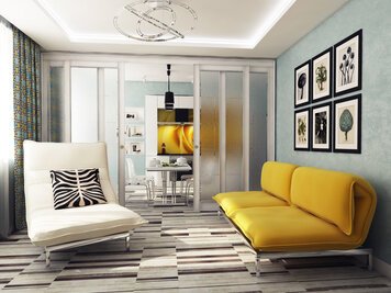 Online design Contemporary Living Room by Luba K. thumbnail