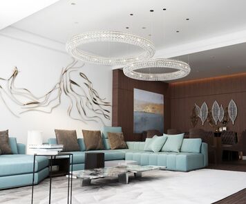 Online design Contemporary Combined Living/Dining by Saida G. thumbnail