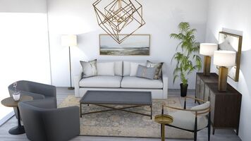 Online design Modern Living Room by Linde P. thumbnail