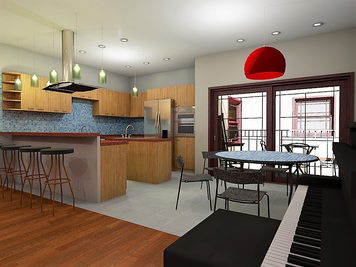Online design Modern Combined Living/Dining by Sheena C. thumbnail