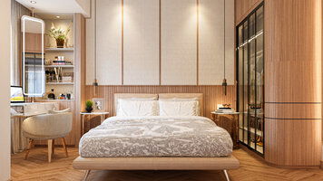 Online design Contemporary Bedroom by Everlyn Z. thumbnail