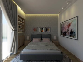 Online design Modern Bedroom by Farah H. thumbnail