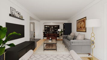 Online design Contemporary Combined Living/Dining by Farzaneh K. thumbnail