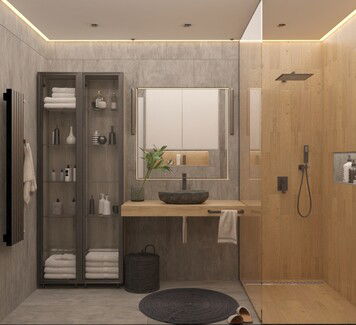 Online design Contemporary Bathroom by Anahit G. thumbnail