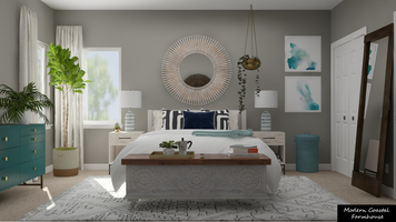 Online design Transitional Bedroom by Kena R. thumbnail