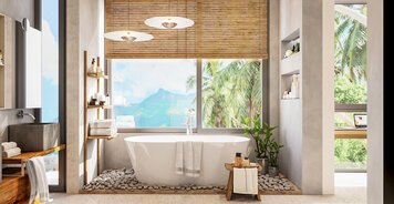 Online design Contemporary Bathroom by Raneem K. thumbnail