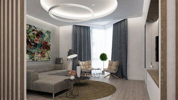 Online design Modern Living Room by Rajna S. thumbnail