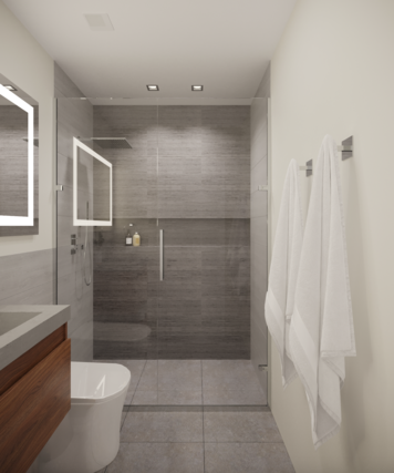 Online design Modern Bathroom by Theresa G. thumbnail