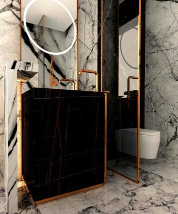 Online design Modern Bathroom by Mena H. thumbnail