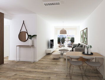 Online design Contemporary Combined Living/Dining by Vale G. thumbnail