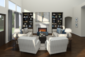 Online design Transitional Living Room by Picharat A. thumbnail