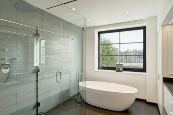 Online design Modern Bathroom by susan w. thumbnail