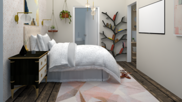 Online design Glamorous Bedroom by Samantha W. thumbnail