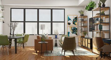 Online design Contemporary Combined Living/Dining by Jacky G. thumbnail