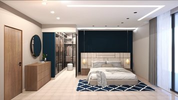 Online design Modern Bedroom by Rim A. thumbnail