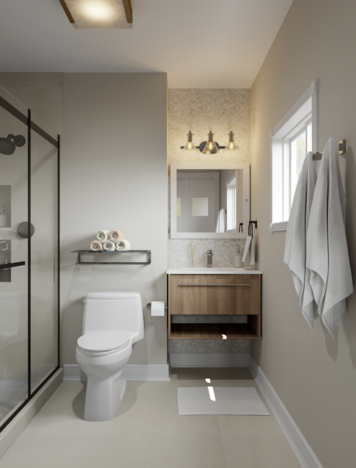 Online design Transitional Bathroom by Theresa G. thumbnail