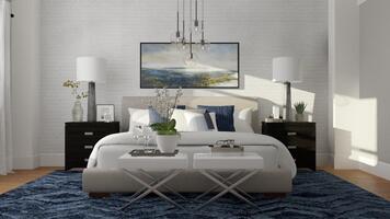 Online design Modern Bedroom by Katherine C. thumbnail