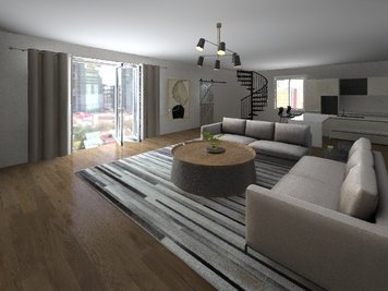Online design Modern Living Room by Gianna M. thumbnail