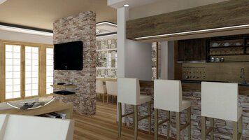 Online design Modern Combined Living/Dining by Selma A. thumbnail