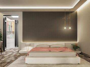Online design Glamorous Bedroom by Lubna B. thumbnail