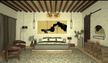 Online design Country/Cottage Bedroom by Sahar M. thumbnail
