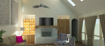 Online design Contemporary Living Room by Merry M. thumbnail