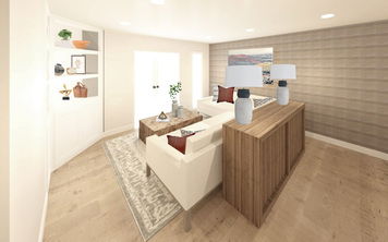Online design Transitional Living Room by Meghan E. thumbnail