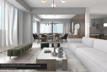 Online design Contemporary Living Room by Perla V. thumbnail