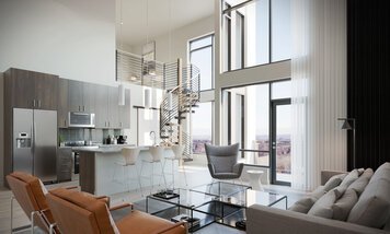Online design Modern Living Room by Lauren A. thumbnail