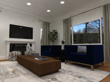 Online design Contemporary Living Room by Jatnna M. thumbnail
