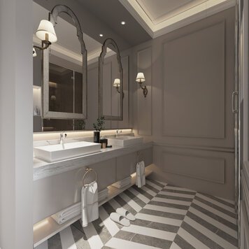 Online design Eclectic Bathroom by Nathalie I. thumbnail