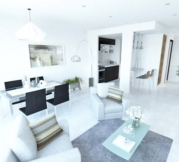 Online design Modern Combined Living/Dining by Maria M. thumbnail