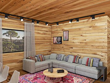 Online design Modern Living Room by Lea S. thumbnail