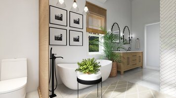 Online design Modern Bathroom by Erika F. thumbnail